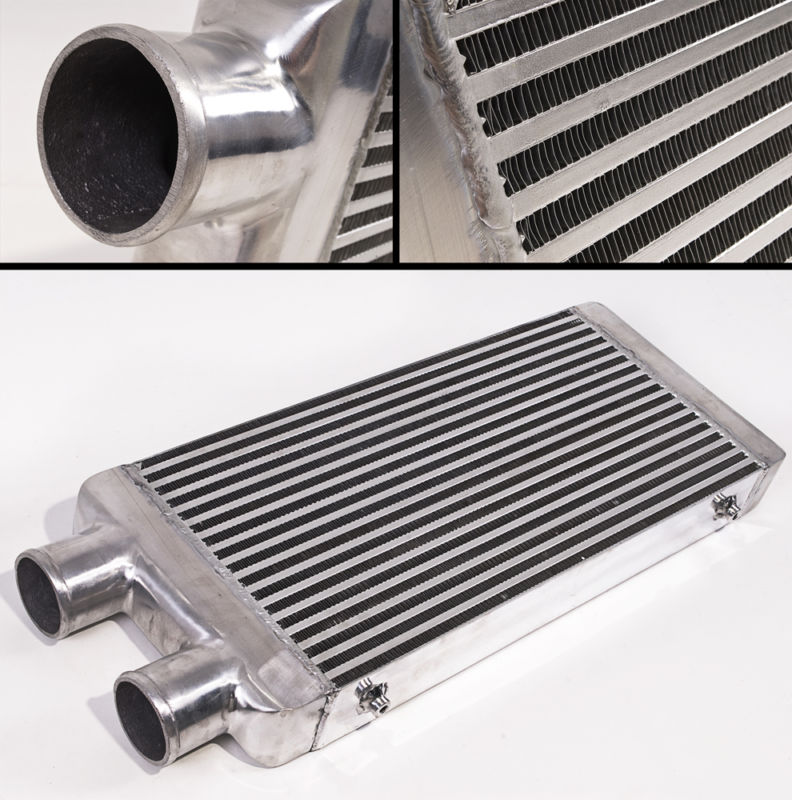 UNIVERSAL DUAL TWIN PASS FRONT MOUNT INTERCOOLER 600 X 300 X 76mm FOR