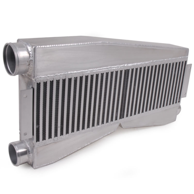 TWIN TURBO UNIVERSAL V6 V8 CONVERSION 90MM 2 IN 1 OUT ALLOY INTERCOOLER