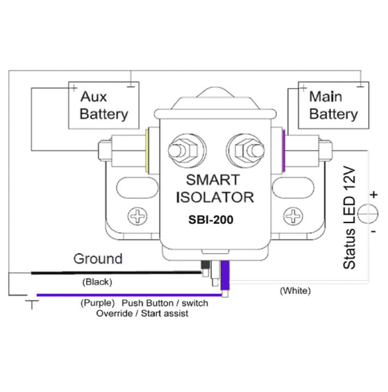 redarc smart battery isolator wiring diagram