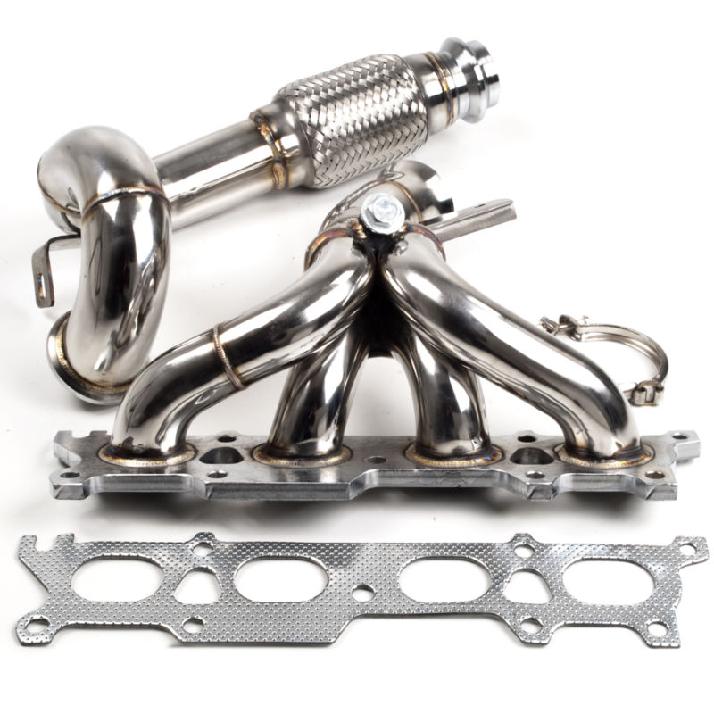 STAINLESS STEEL 4-1 EXHAUST FLEXI MANIFOLD FOR PEUGEOT 307CC 307 2.0 ...